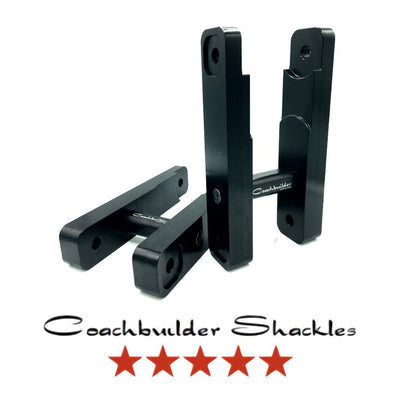 Coachbuilder +4” Shackle Kit  Tundra 2007-2021 Including TRD PRO